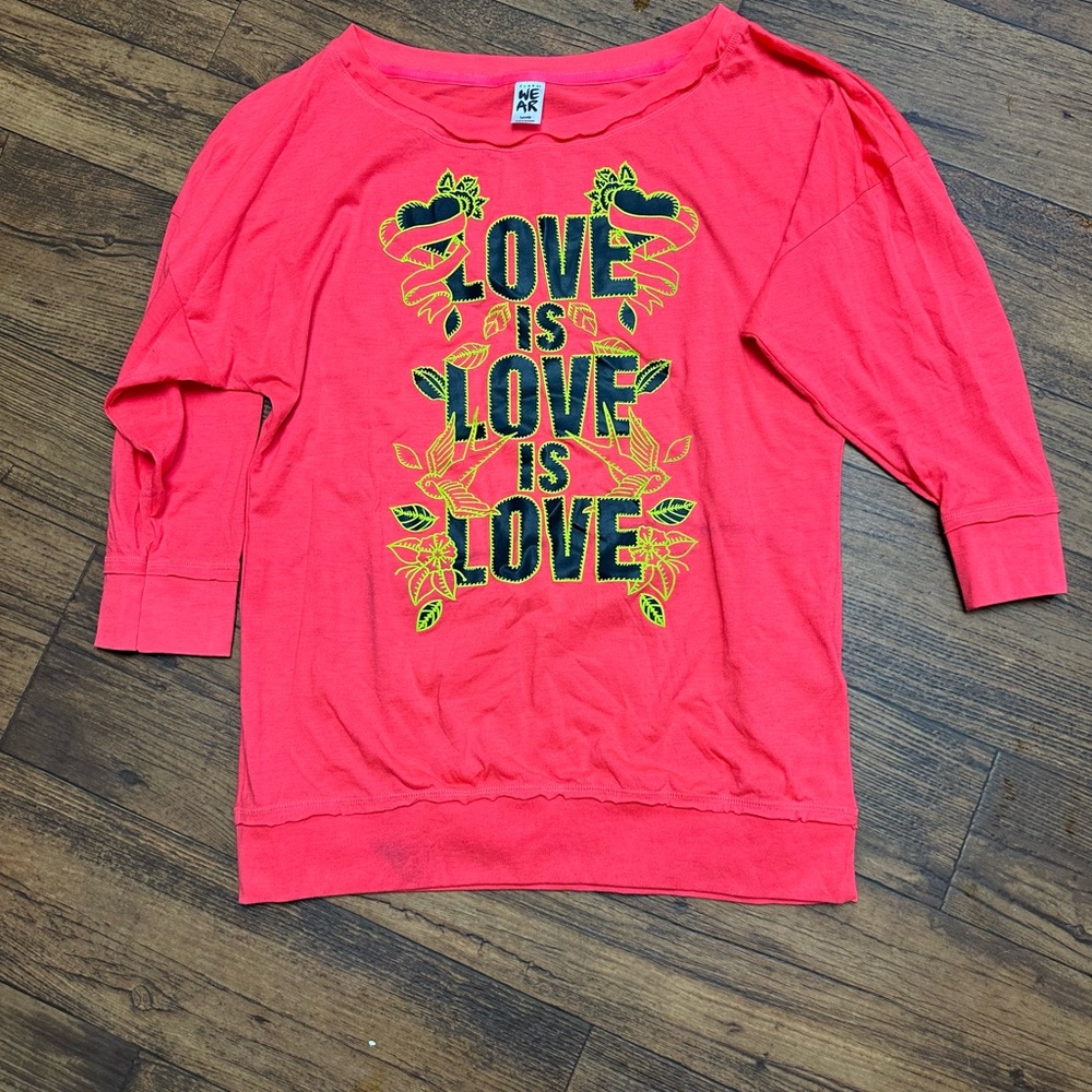 Zumba Fitness Coral Long Sleeve ZIN Tee